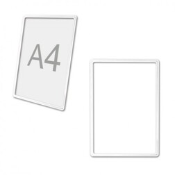 Рамка формата А4 белая 
