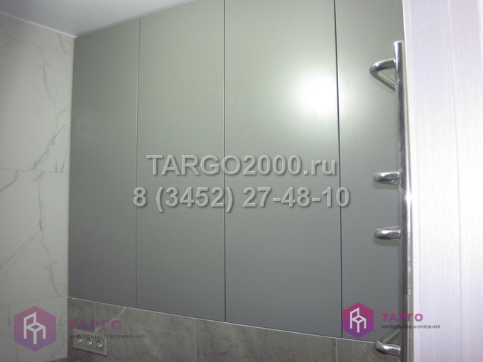 Встроенный шкаф для ванной комнаты с крашенным МДФwz.JPG
